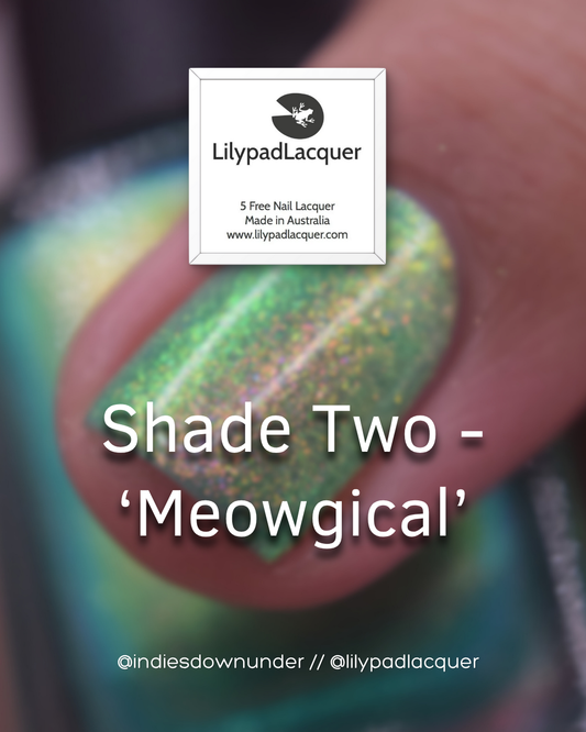 ⭐Lilypad Lacquer - Meowgical (Shimmer)