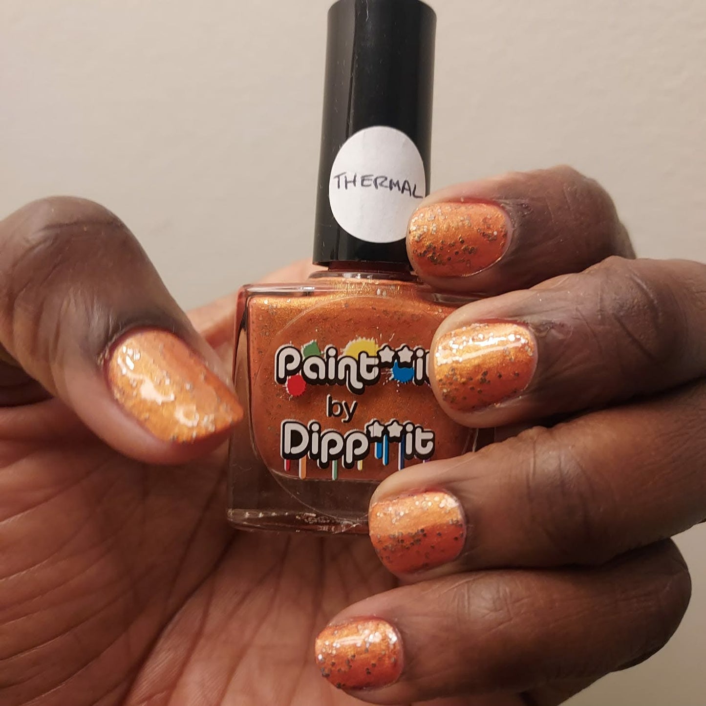 ⭐Paint It By Dipp It - This is the Skin of a Pumpkin (Thermal / Glitter)