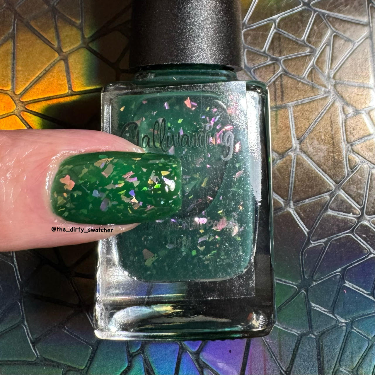 ⭐Gallivanting Nails- No Fox Given (Flakies/Jelly)