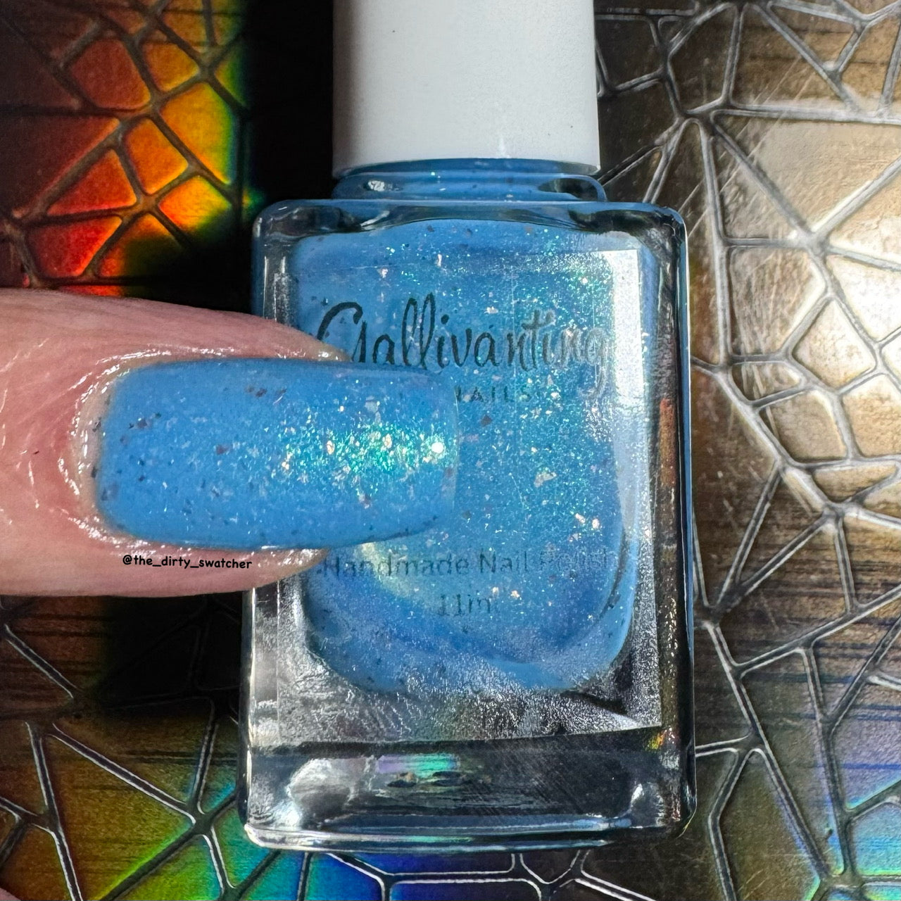 ⭐ Gallivanting Nails - Bluebird at the Window (Crelly/Flakie)