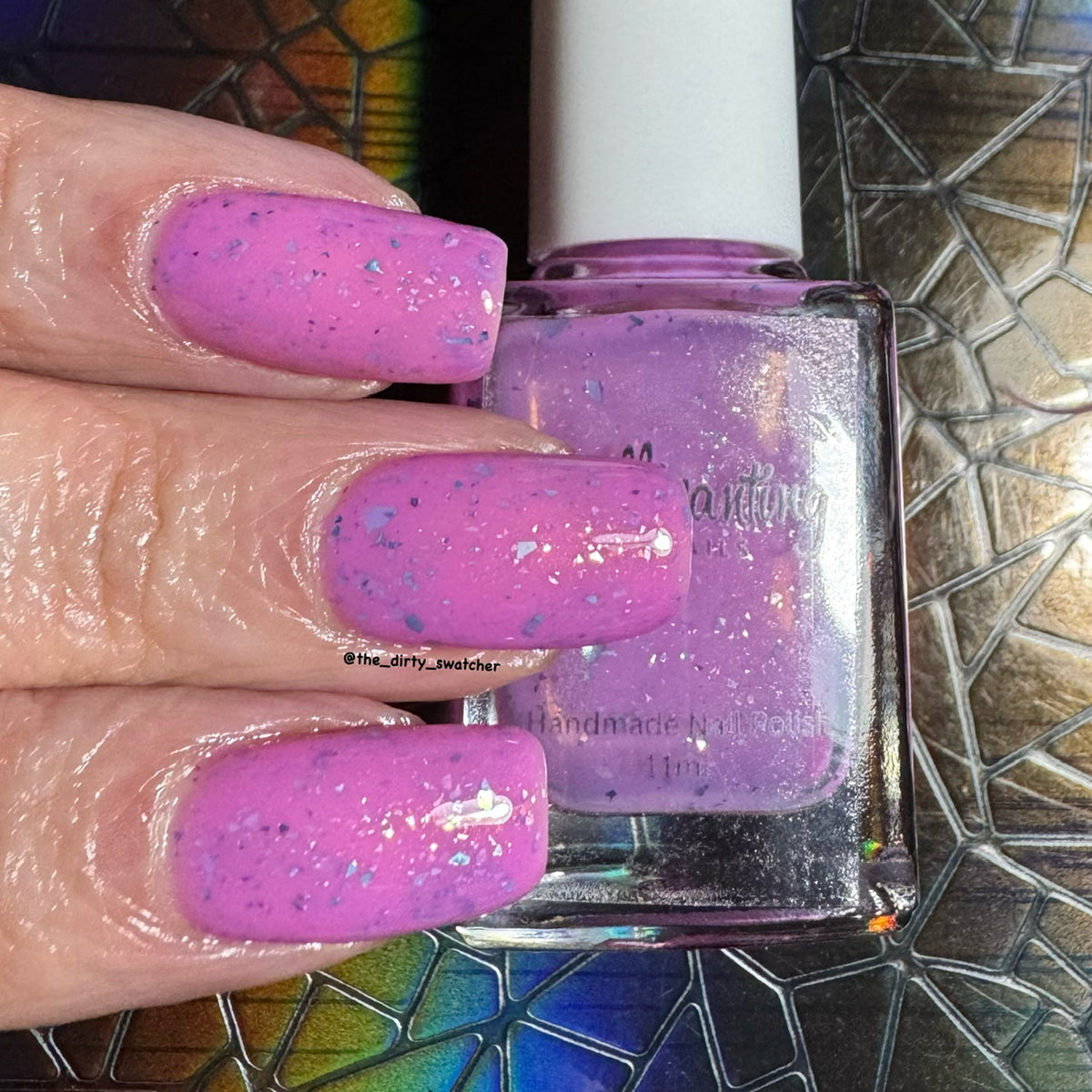 ⭐ Gallivanting Nails - Lavender and Lace (Crelly / Flakie)
