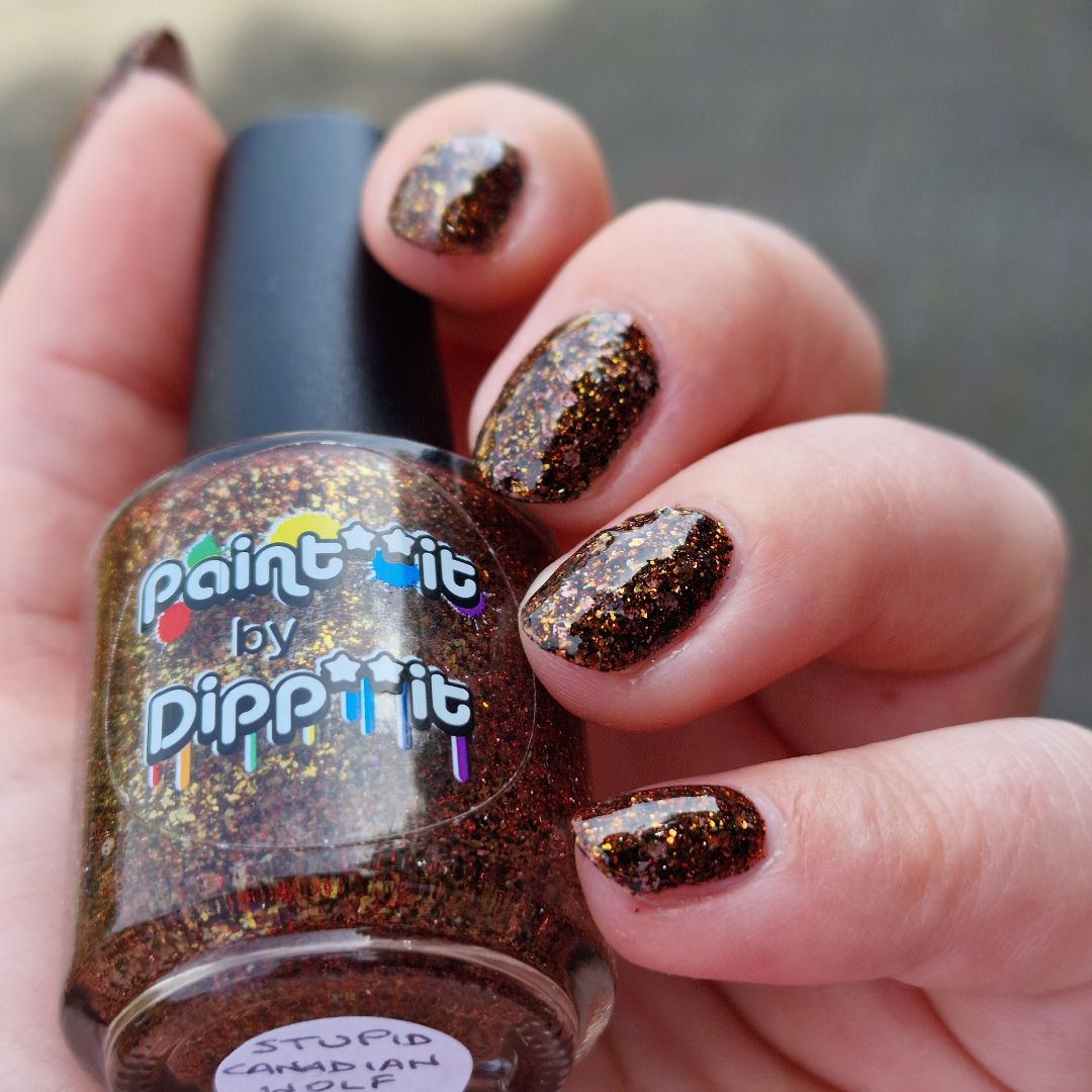 ⭐Paint It By Dipp It - Stupid Canadian Wolf Bird (Reflective/Flakies)