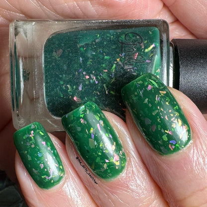 ⭐Gallivanting Nails- No Fox Given (Flakies/Jelly)