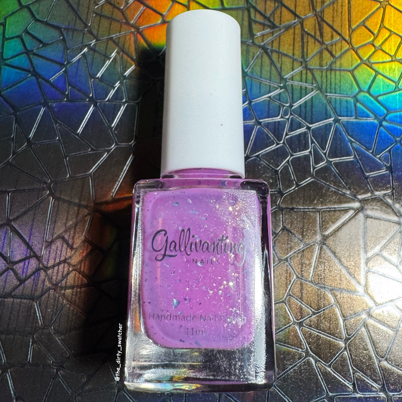 ⭐ Gallivanting Nails - Lavender and Lace (Crelly / Flakie)