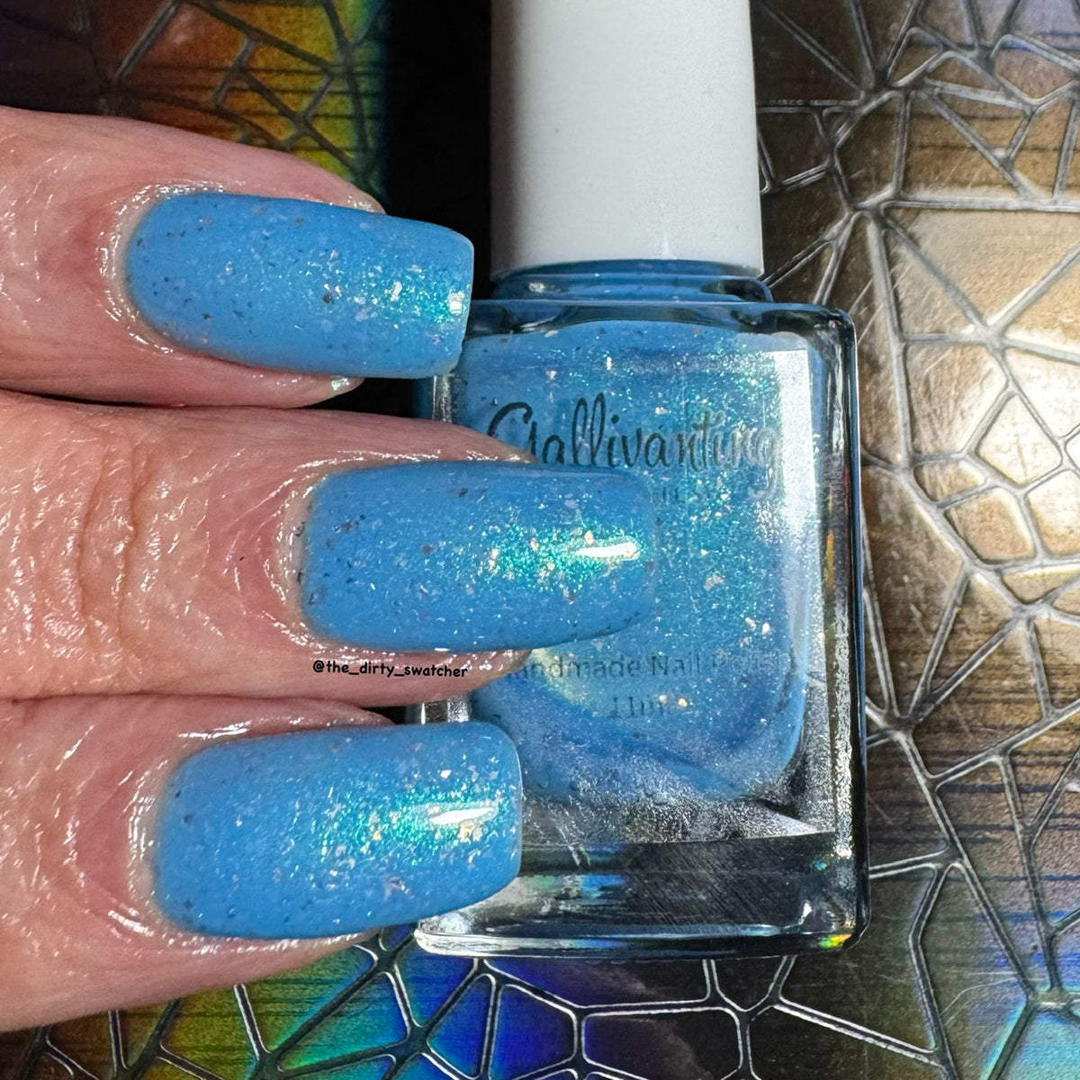 ⭐ Gallivanting Nails - Bluebird at the Window (Crelly/Flakie)