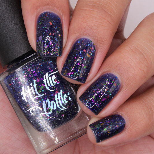 ⭐ Hit The Bottle – Midnight Blooms (Jelly/Flakie)