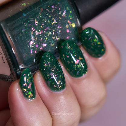 ⭐Gallivanting Nails- No Fox Given (Flakies/Jelly)