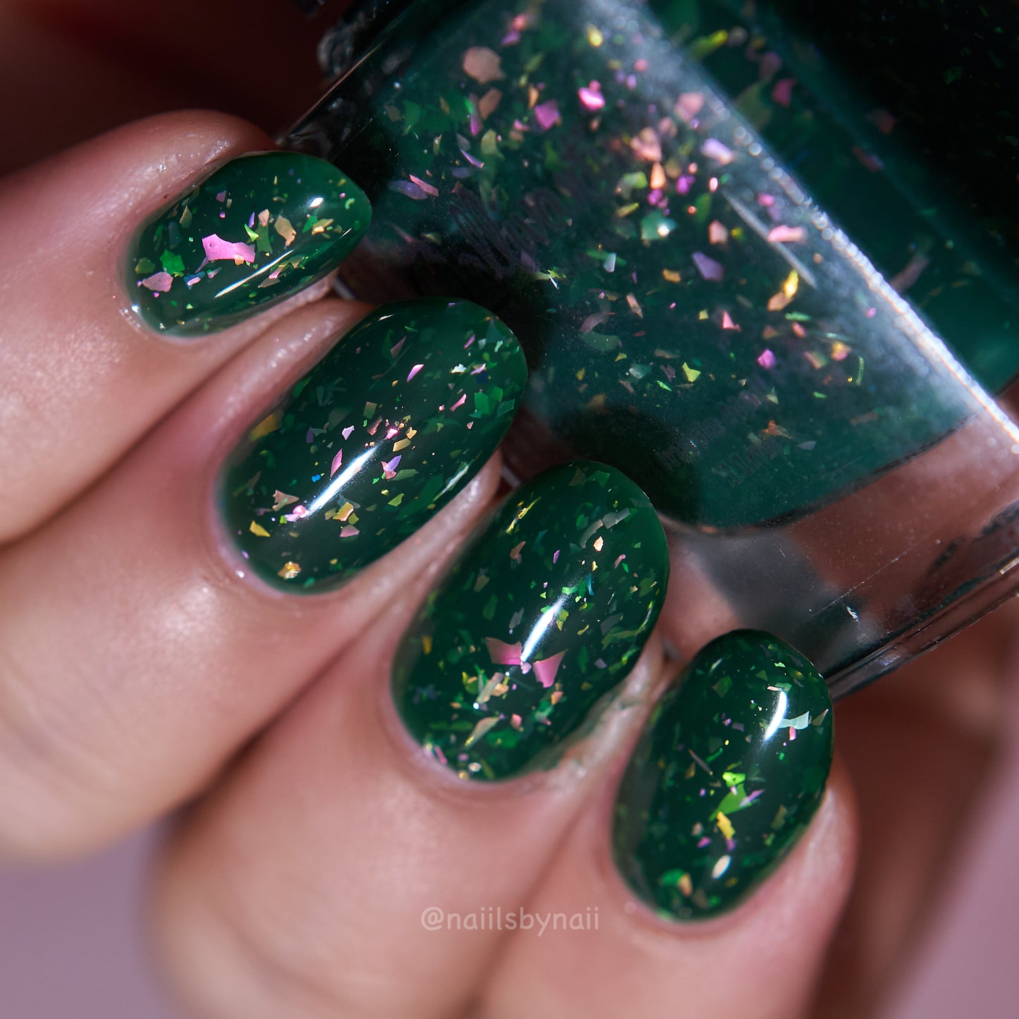 ⭐Gallivanting Nails- No Fox Given (Flakies/Jelly)