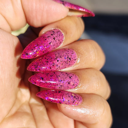 Cosmic Polish – Pretty In Pink (Thermal/Flakies) (Overpour Shade)