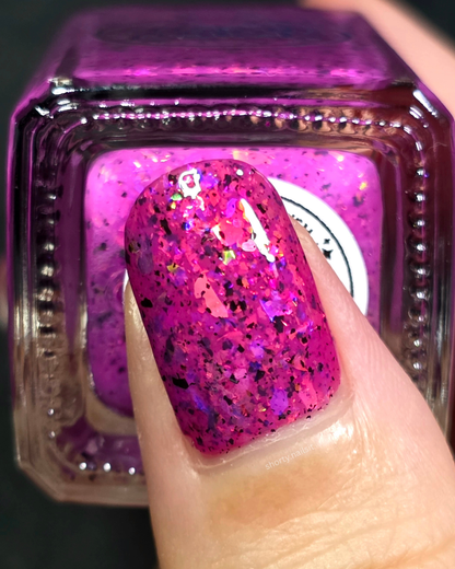 Cosmic Polish – Pretty In Pink (Thermal/Flakies) (Overpour Shade)