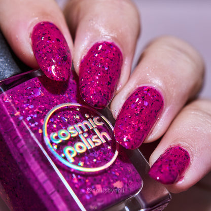 Cosmic Polish – Pretty In Pink (Thermal/Flakies) (Overpour Shade)