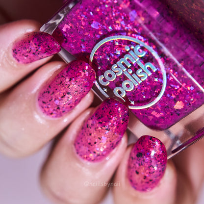 Cosmic Polish – Pretty In Pink (Thermal/Flakies) (Overpour Shade)