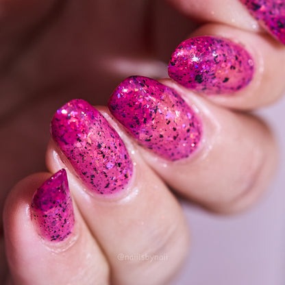 Cosmic Polish – Pretty In Pink (Thermal/Flakies) (Overpour Shade)