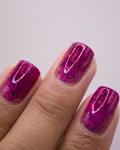 Cosmic Polish – Pretty In Pink (Thermal/Flakies) (Overpour Shade)