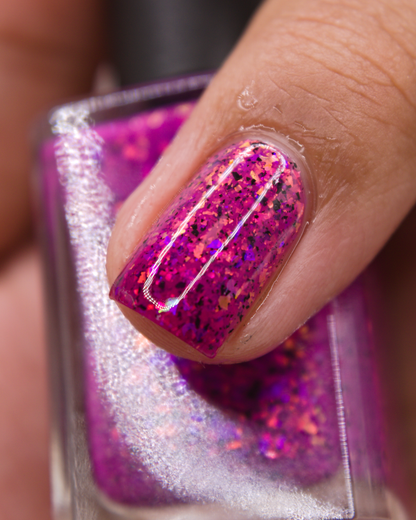 Cosmic Polish – Pretty In Pink (Thermal/Flakies) (Overpour Shade)