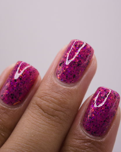 Cosmic Polish – Pretty In Pink (Thermal/Flakies) (Overpour Shade)