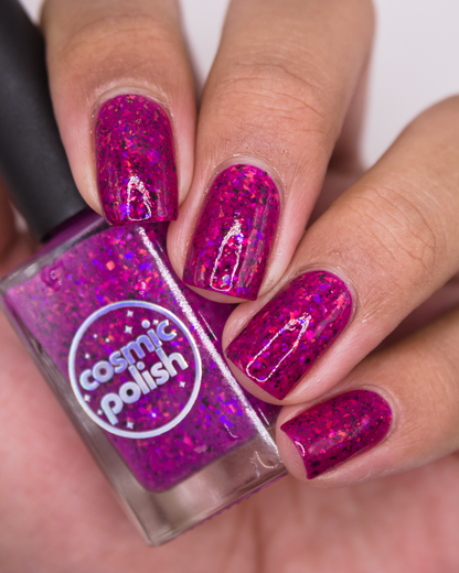 Cosmic Polish – Pretty In Pink (Thermal/Flakies) (Overpour Shade)