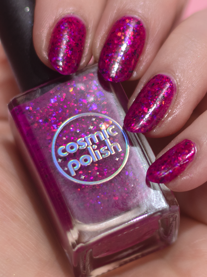 Cosmic Polish – Pretty In Pink (Thermal/Flakies) (Overpour Shade)