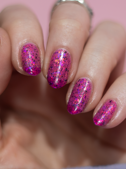 Cosmic Polish – Pretty In Pink (Thermal/Flakies) (Overpour Shade)