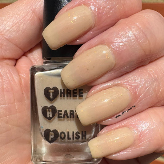 ⭐Three Hearts Polish - Old Cottage Charm (Crelly / Flakie)