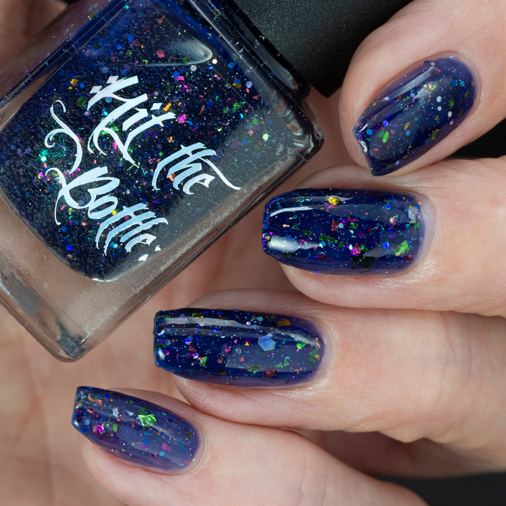 ⭐ Hit The Bottle – Midnight Blooms (Jelly/Flakie)