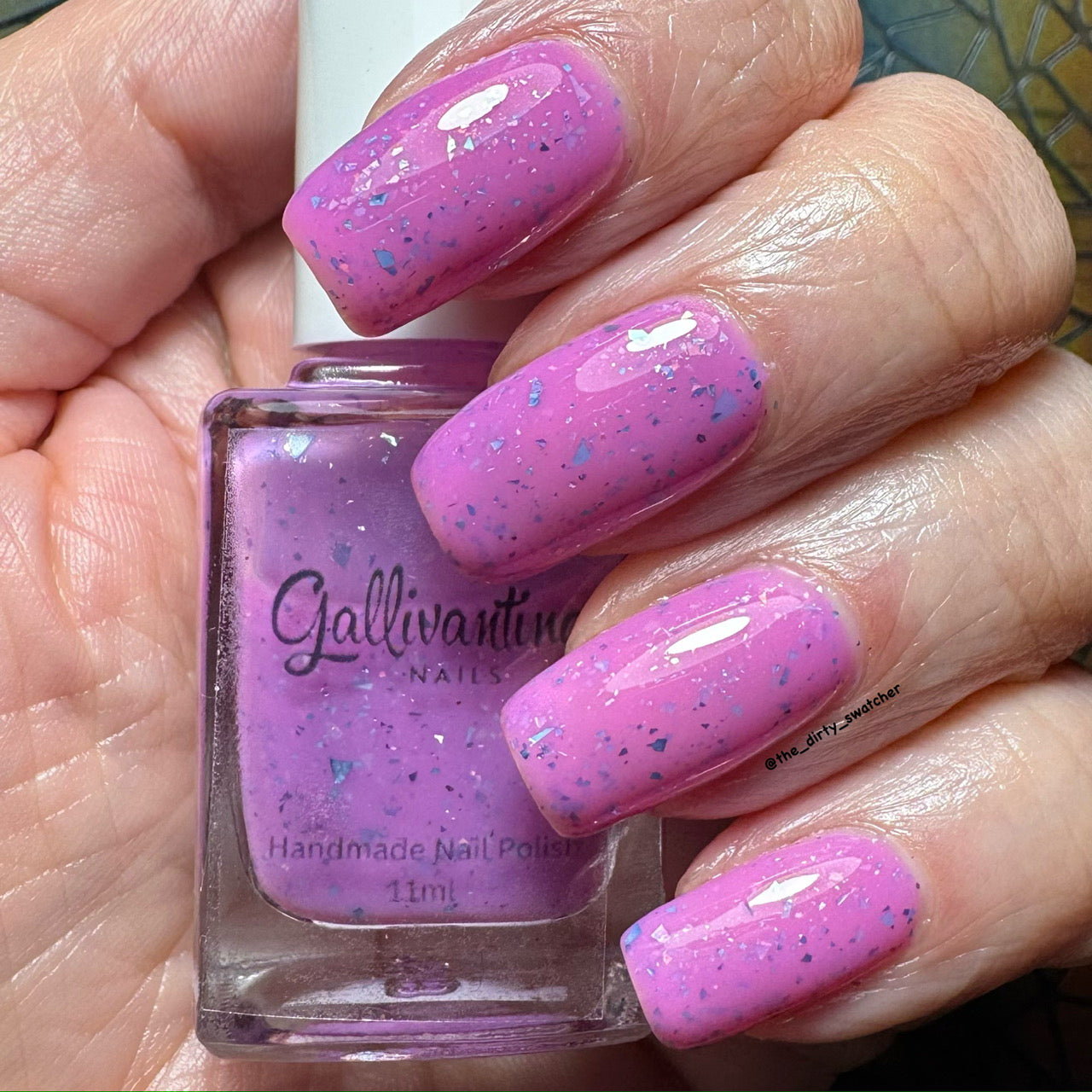 ⭐ Gallivanting Nails - Lavender and Lace (Crelly / Flakie)