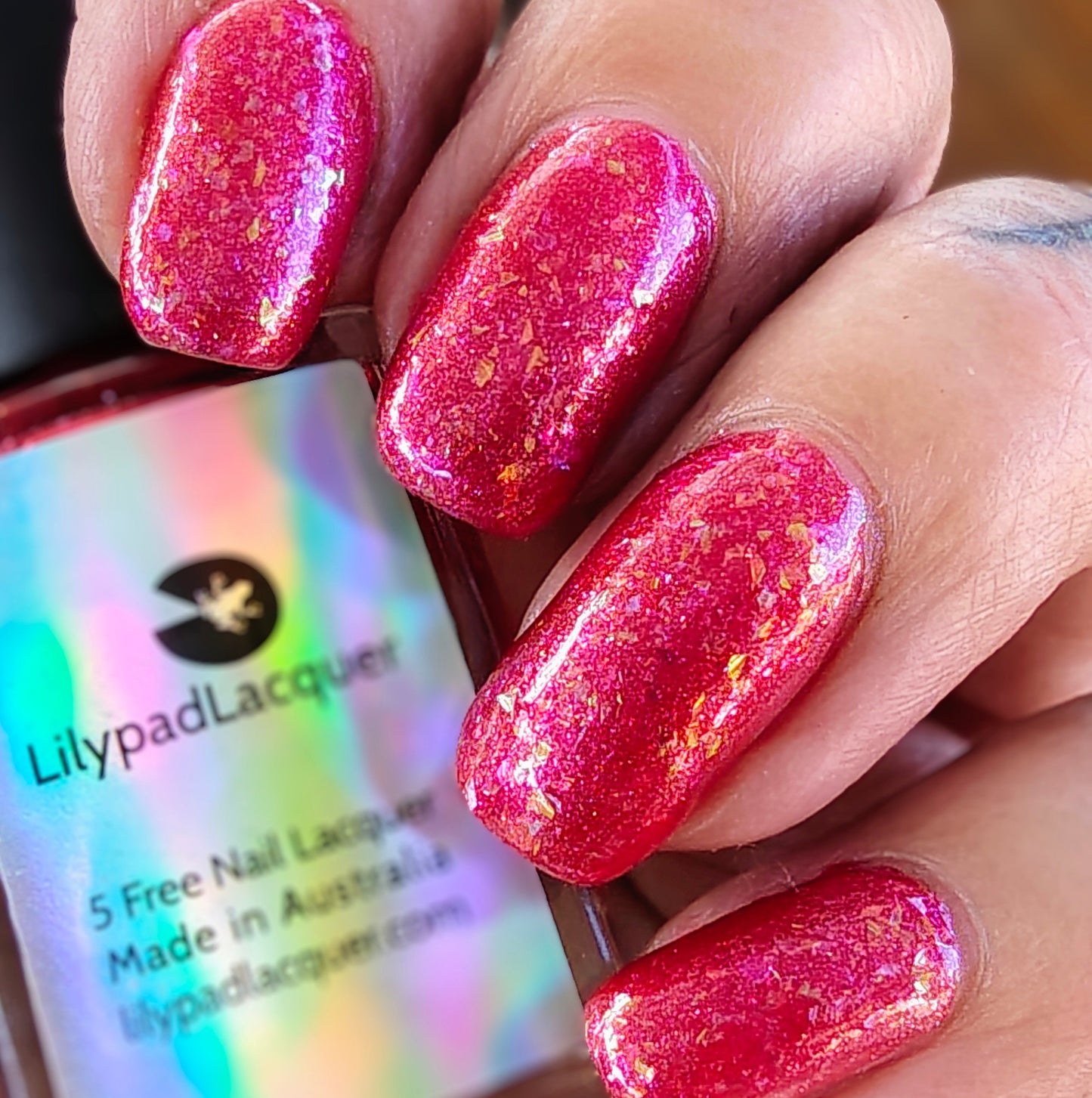 ⭐Lilypad Lacquer - Secret Bear (Flakies)