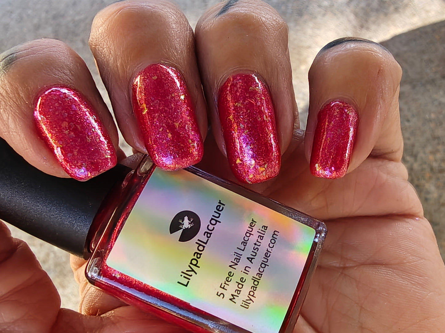 ⭐Lilypad Lacquer - Secret Bear (Flakies)