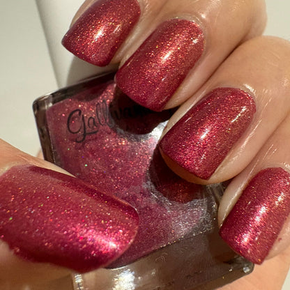 Gallivanting Nails- A Striking Silhouette (Holo/Shimmer) (Overpour Shade)