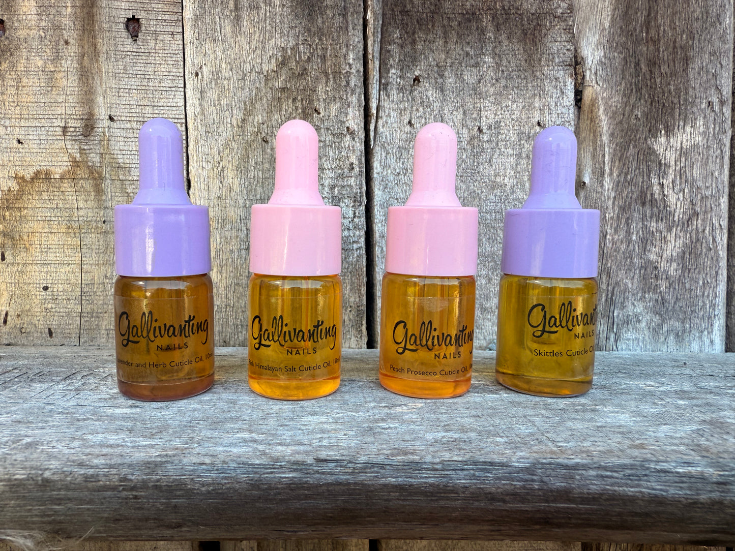 10ml Cuticle Oils in glass dropper bottles