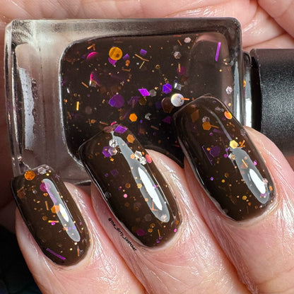 Gallivanting Nails - Graveyard Smash (Jelly / Glitter) (Overpour Shade)