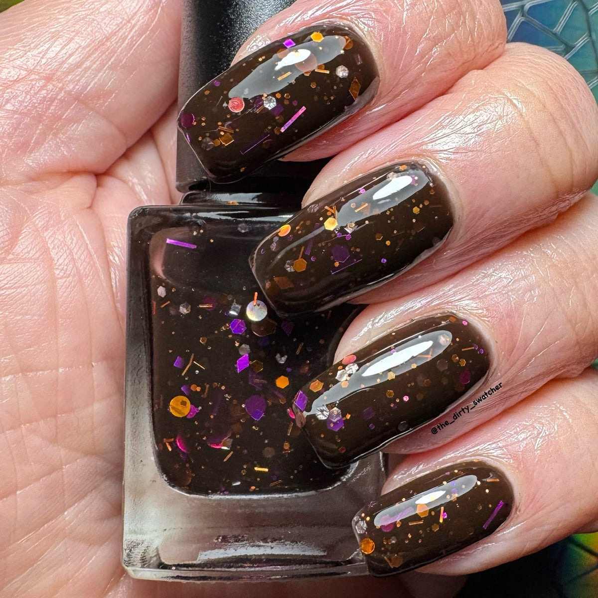 Gallivanting Nails - Graveyard Smash (Jelly / Glitter) (Overpour Shade)