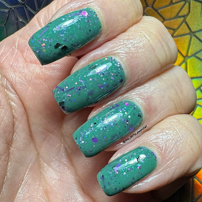 Gallivanting Nails - A Smile So Bewitching (Crelly / Glitter) (Overpour Shade)