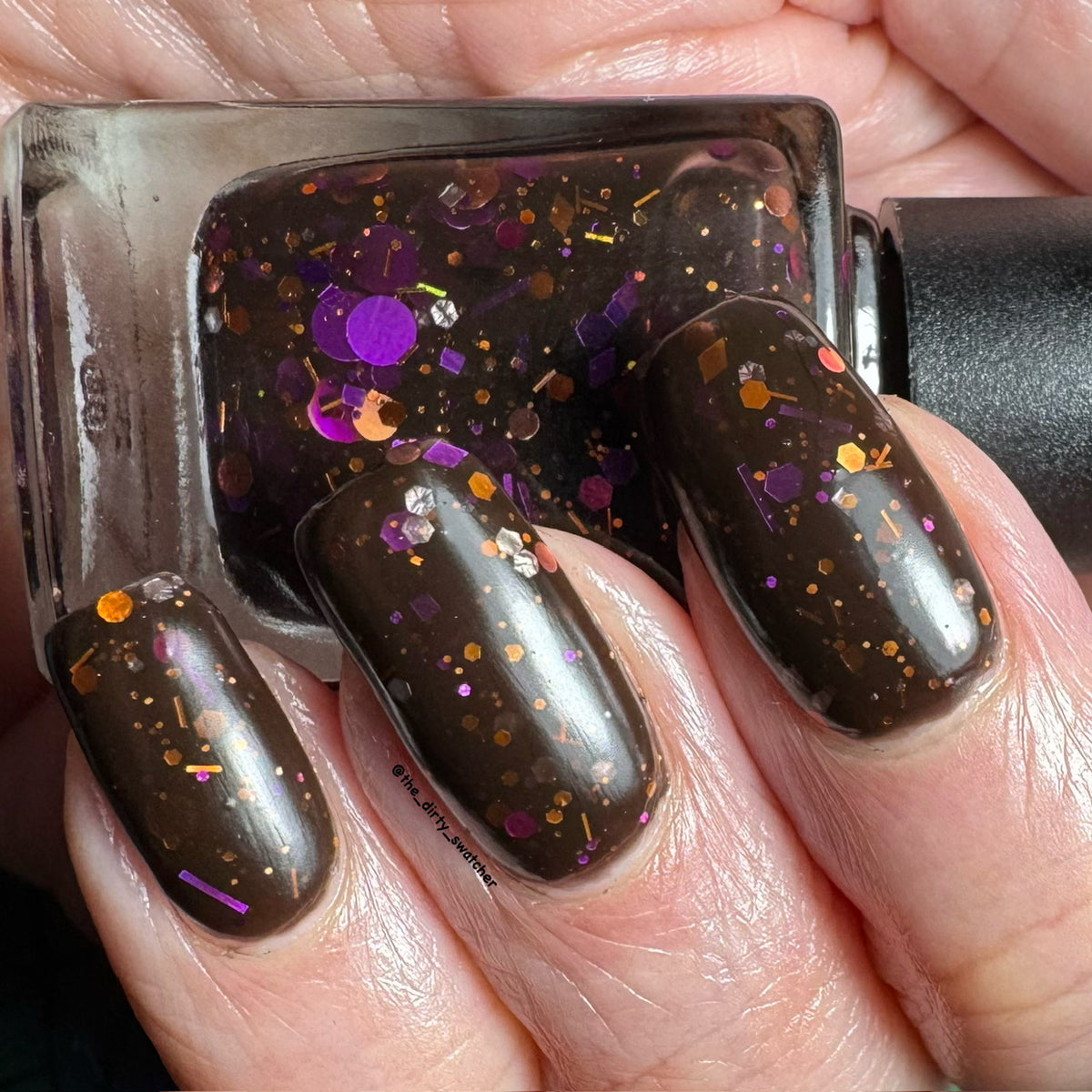 Gallivanting Nails - Graveyard Smash (Jelly / Glitter) (Overpour Shade)