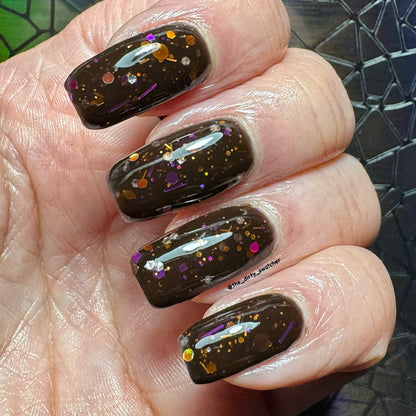 Gallivanting Nails - Graveyard Smash (Jelly / Glitter) (Overpour Shade)
