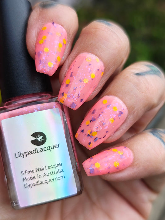 ⭐Lilypad Lacquer - By the Light of the Moon (Crelly / Glitter)