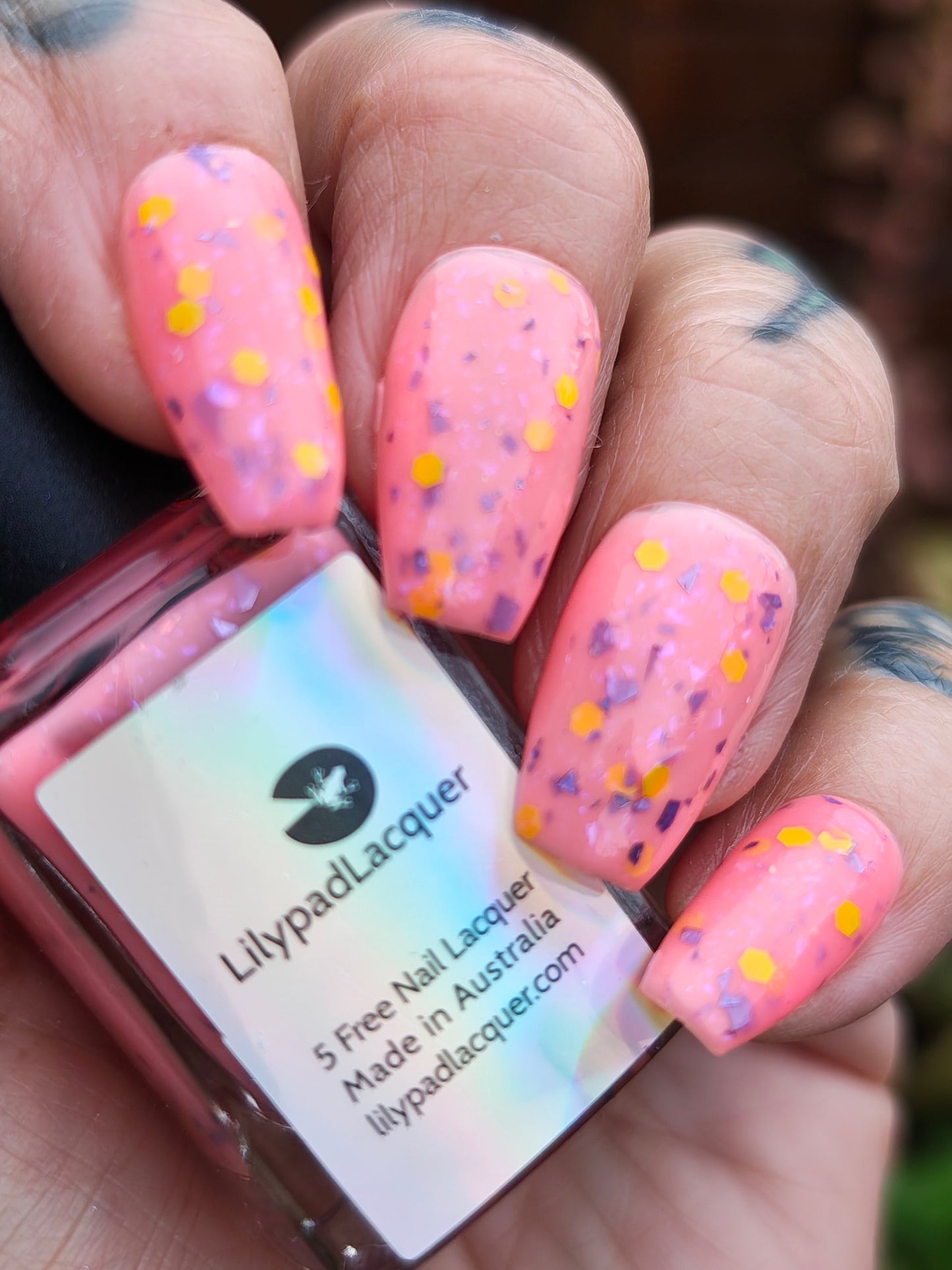 ⭐Lilypad Lacquer - By the Light of the Moon (Crelly / Glitter)