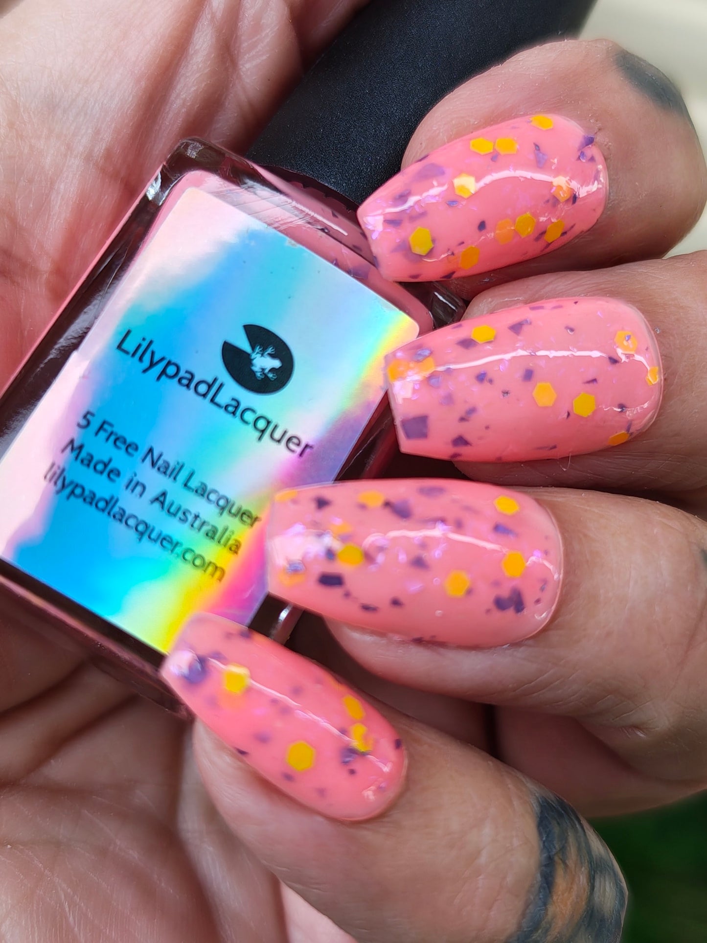 ⭐Lilypad Lacquer - By the Light of the Moon (Crelly / Glitter)