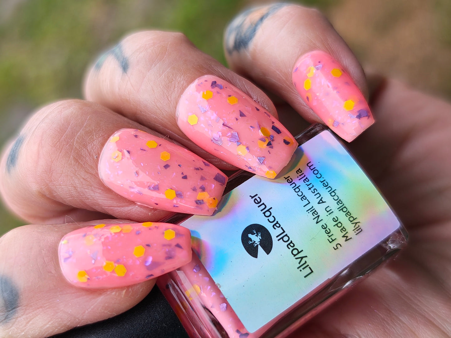 ⭐Lilypad Lacquer - By the Light of the Moon (Crelly / Glitter)