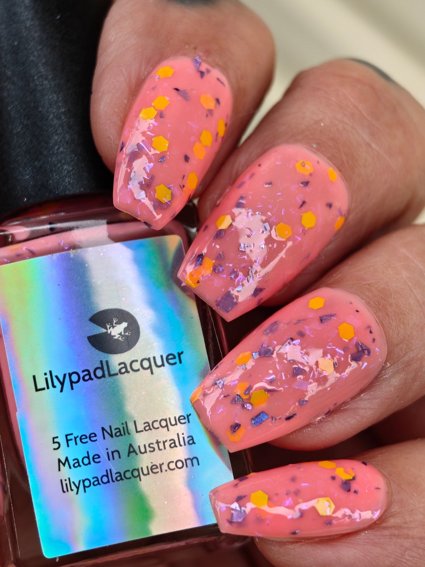 ⭐Lilypad Lacquer - By the Light of the Moon (Crelly / Glitter)