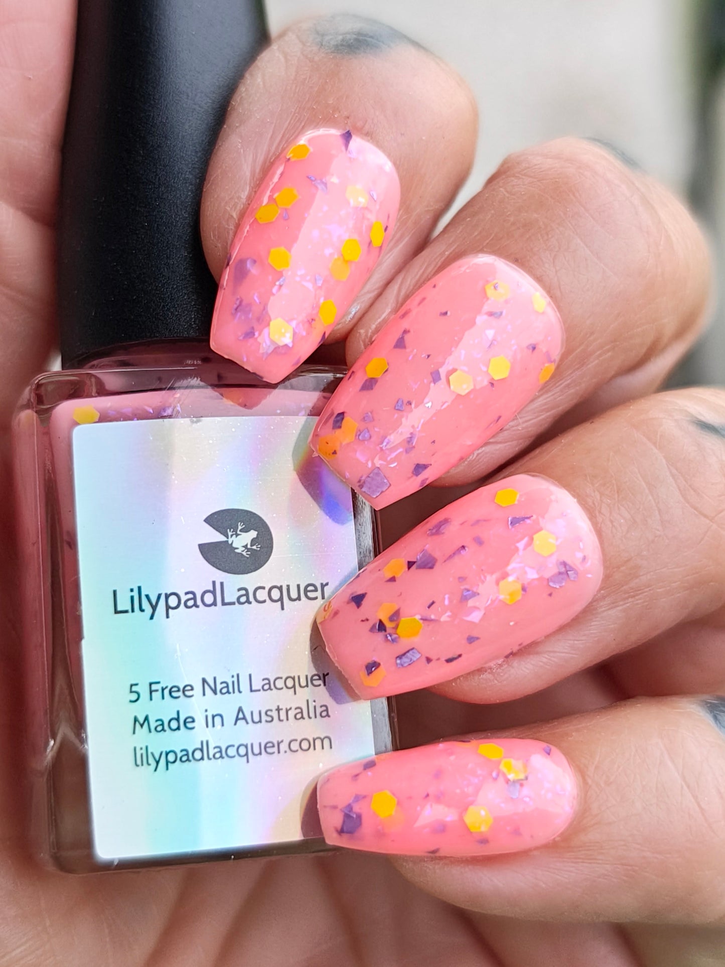 ⭐Lilypad Lacquer - By the Light of the Moon (Crelly / Glitter)