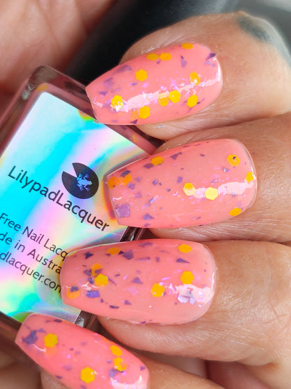 ⭐Lilypad Lacquer - By the Light of the Moon (Crelly / Glitter)