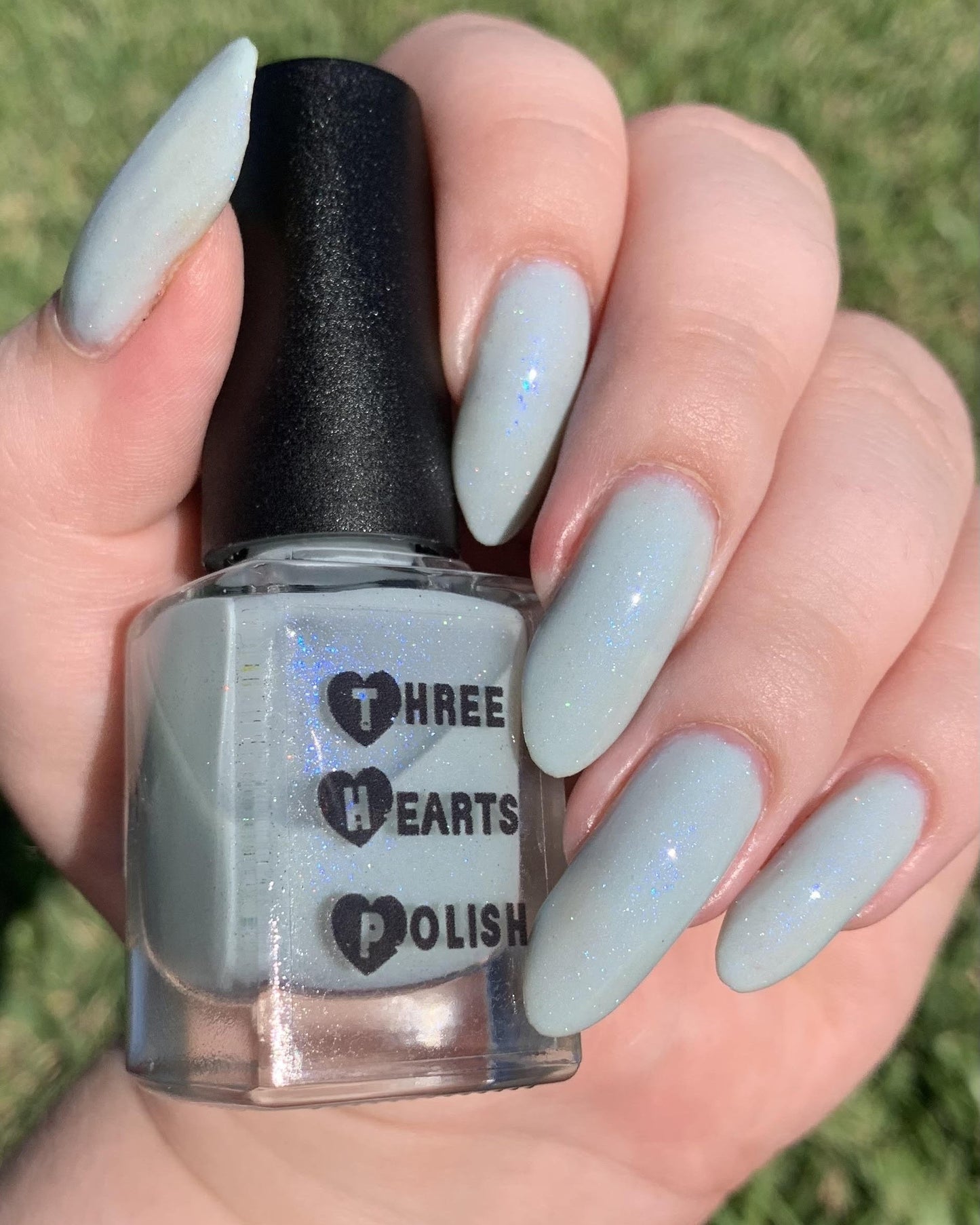 Three Hearts Polish – Corde Lisse (Creme/Shimmer) - Overpour Shade