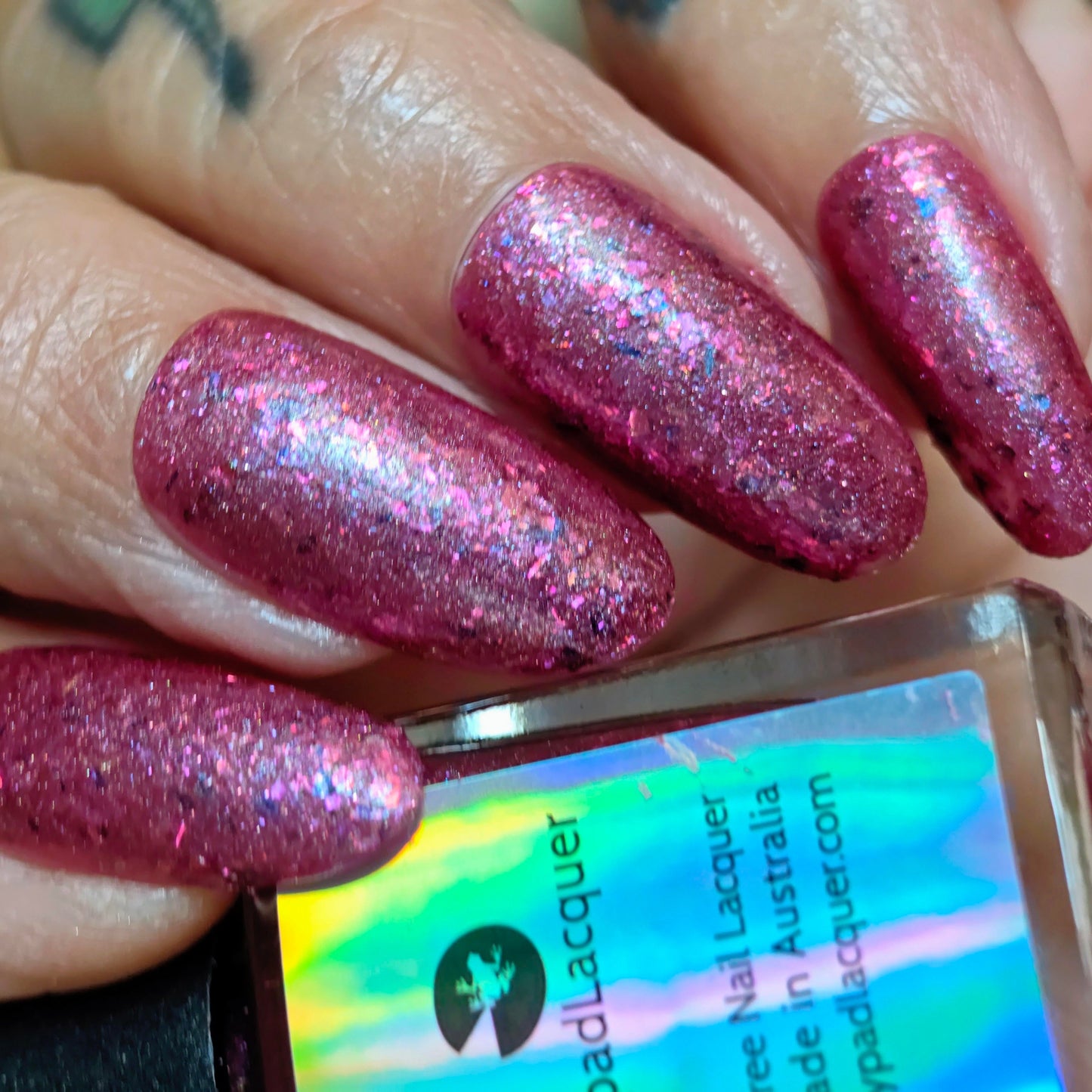 ⭐Lilypad Lacquer - Toxic Beauty (Flakies)