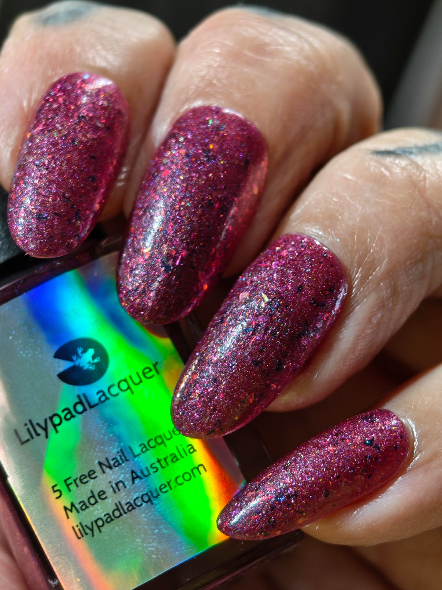 ⭐Lilypad Lacquer - Toxic Beauty (Flakies)
