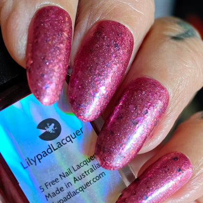 ⭐Lilypad Lacquer - Toxic Beauty (Flakies)
