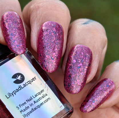⭐Lilypad Lacquer - Toxic Beauty (Flakies)