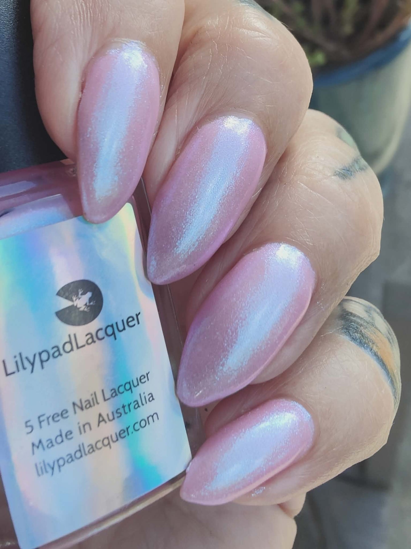 ⭐Lilypad Lacquer - Tickled Pink (Shimmer)