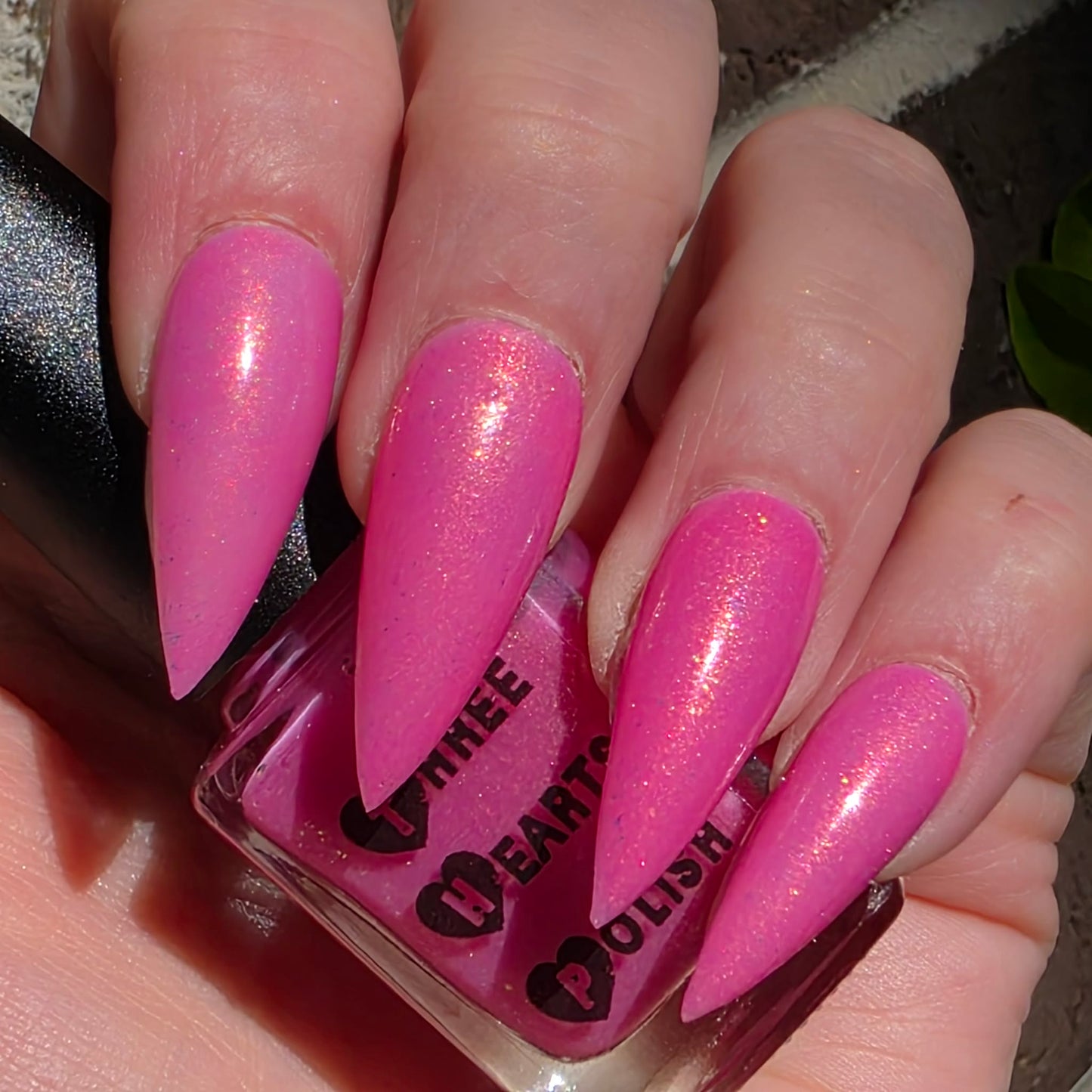 ⭐Three Hearts Polish - Miss World (Crelly/Glitter) Overpour Shade