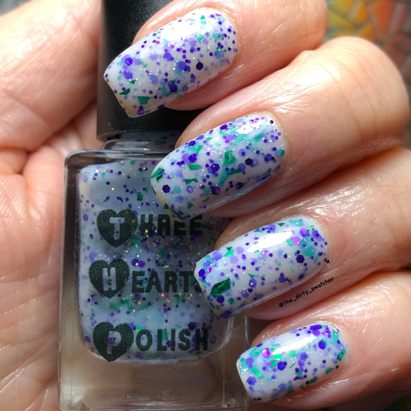 To Infinity And Beyond - Overpour Shade - Three Hearts Polish